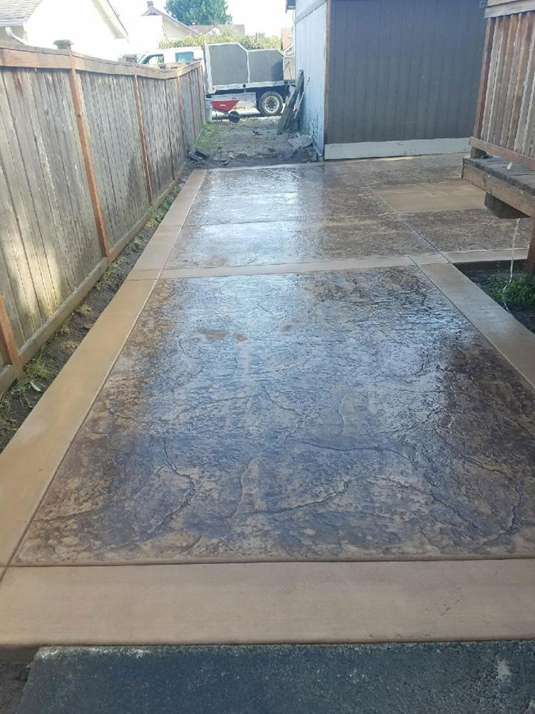 Colored and Stamped Concrete