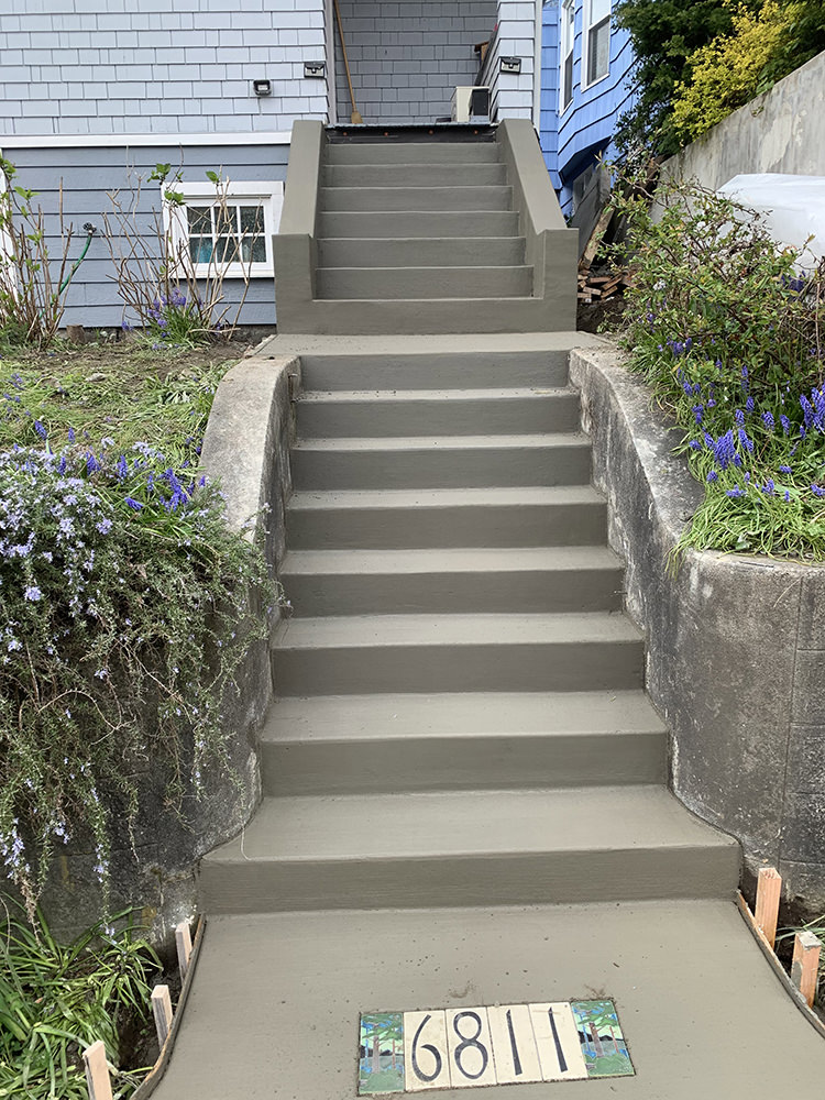 Concrete Entry Steps