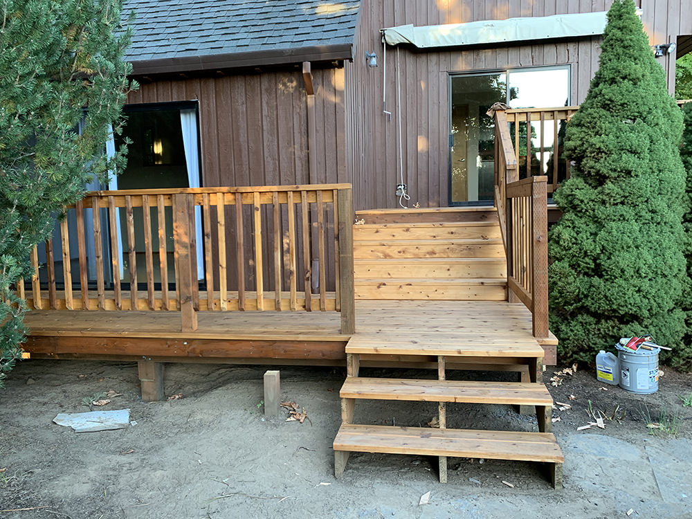 Wood Deck and Stairs